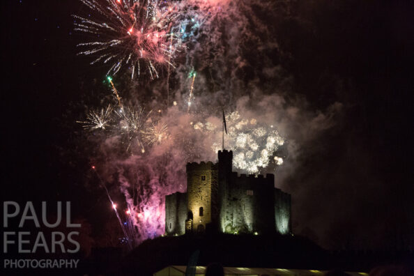 Cardiff Castle Fireworks