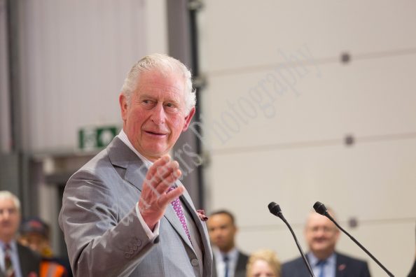 Prince Charles Opens CAF Factory